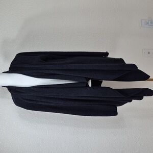 Barefoot Dreams Cozychic Black Open Front Cardigan Size 3X